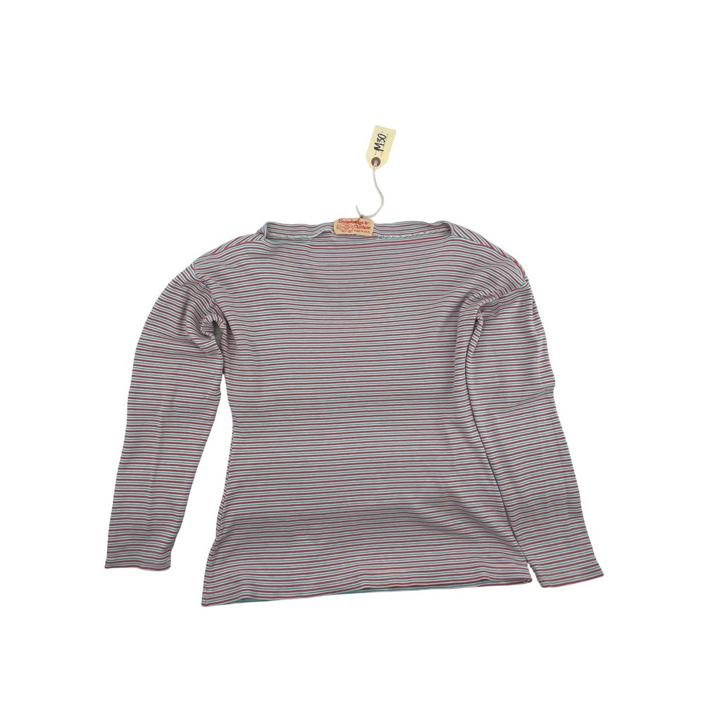 Strawbridge & Clothier Women's Top Striped Multi-color Vintage Medium